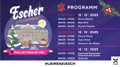 [Krëschtmoart] Programme du 12/12/2025 au 14/12/2025